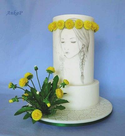 With dandelions - Cake by AnkaP