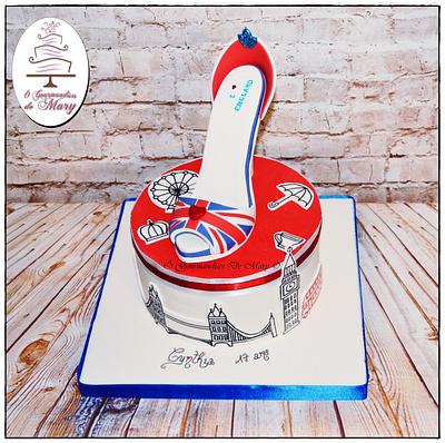 Love  and glamour for england  - Cake by Ô gourmandises de Mary