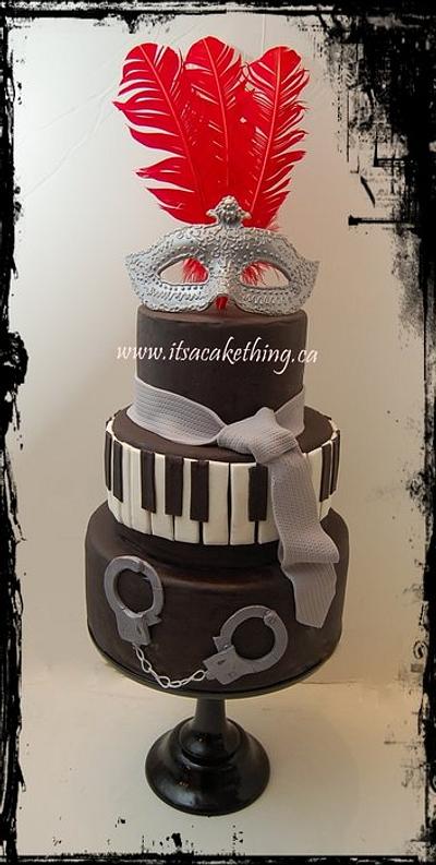 50 Shades of Grey- Christian Grey Fans Cake - Cake by It's a Cake Thing 