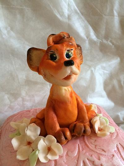 Cakе for girl with little fox. - Cake by DinaDiana