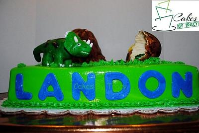Dinosaur Cake - Cake by Tracy