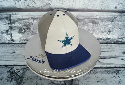 Dallas Cowboys cap - Cake by Amy'z Cakez & Sweetz