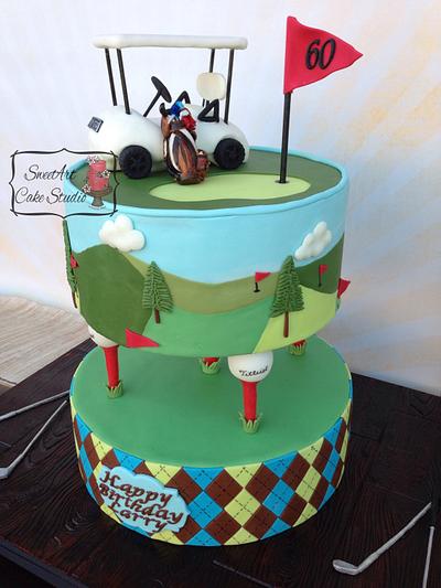 Golfer's Delight - Cake by SweetArt Cake Studio