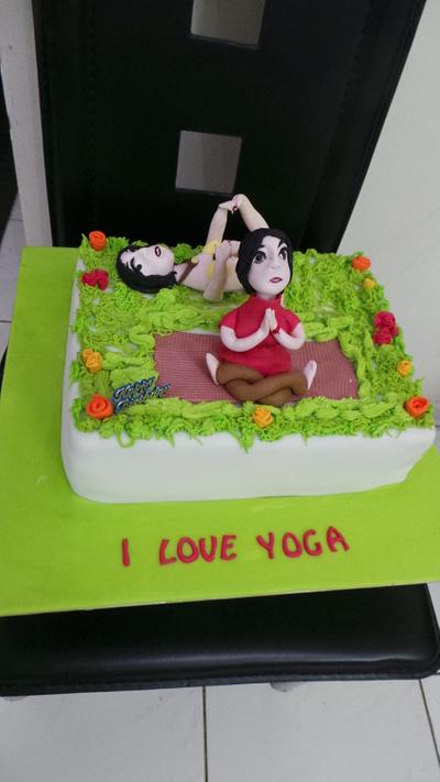 Yoga cake - Cake by JudeCreations