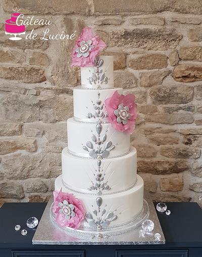 Jeweled wedding cake  - Cake by Gâteau de Luciné
