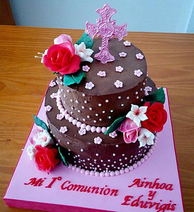 TARTA COMUNION NIÑA - Cake by Camelia