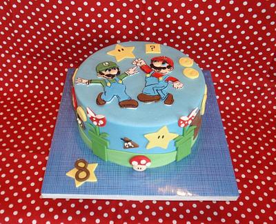 Mario Brothers Cake - Cake by jan14grands