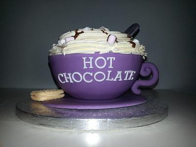 Cup of Hot Chocolate Cake - Cake by Natalie