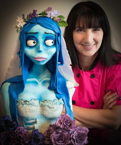 Tim Burton - Corpse Bride - Cake by Cakesbytiffy