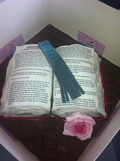 Book Cake  - Cake by Shirley Jones 