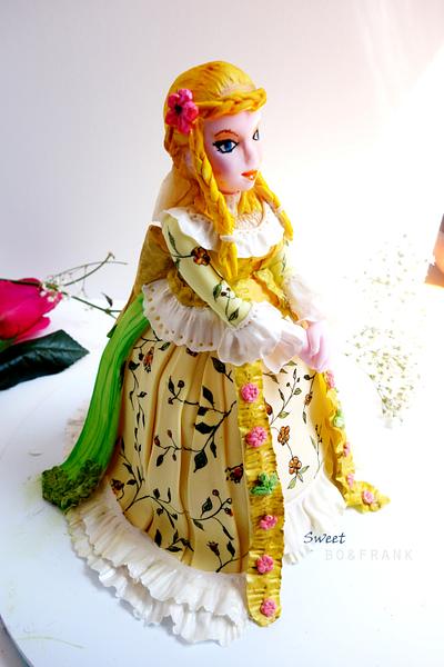 English lady sugar model - Cake by sweetBO&FRANK