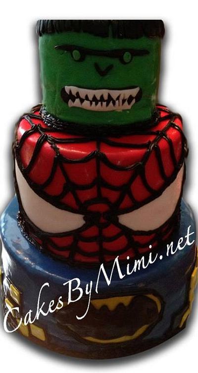 Superhero Cake - Cake by Emily Herrington