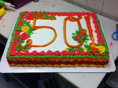 50th Birthday  - Cake by cakes by khandra