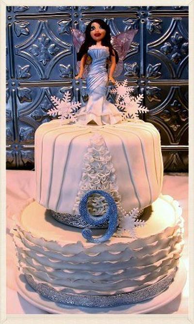 Winter Fairy Cake - Cake by BellaCakes & Confections