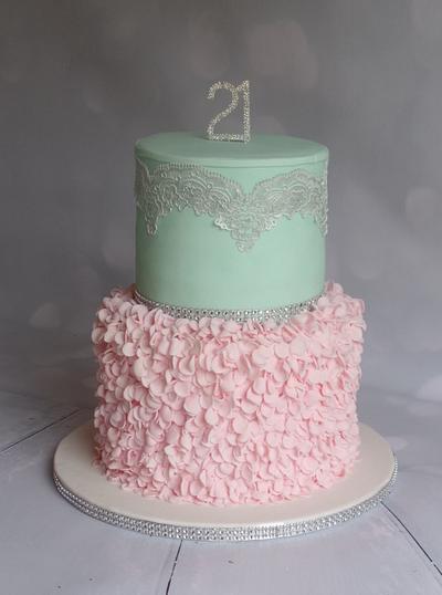 21st birthday - Cake by Natalie Wells