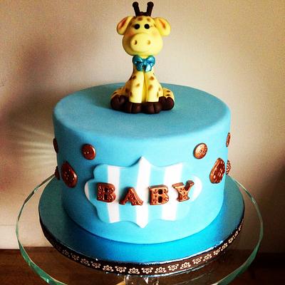 Baby shower cake - Cake by Wonderland Cake and Cookie Co