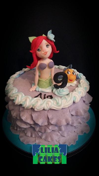 My Little Mermaid - Cake by LiliaCakes