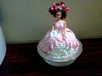 birthday Barbie - Cake by Sally McDonald