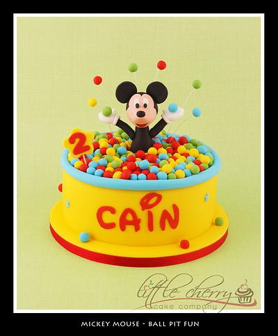 Mickey Mouse Ball Pit Fun Cake - Cake by Little Cherry