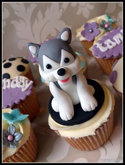 Husky cupcake - Cake by Dollybird Bakes