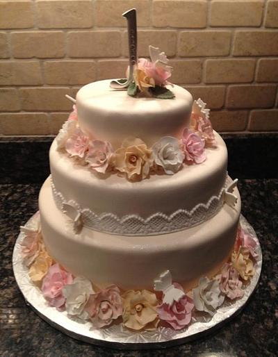  Bridal Shower Cake - Cake by Pattie Shanahan