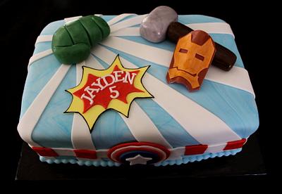 Avengers Cake - Cake by Jewell Coleman