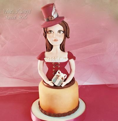 Dorothea Steampunk Doll  - Cake by Marilu' Giare' Art & Sweet Style