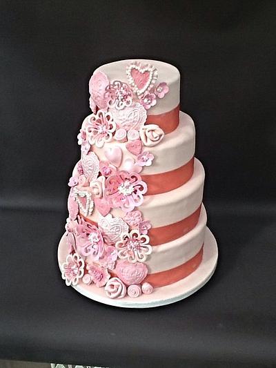 Pretty In Pink - Cake by lorraine mcgarry
