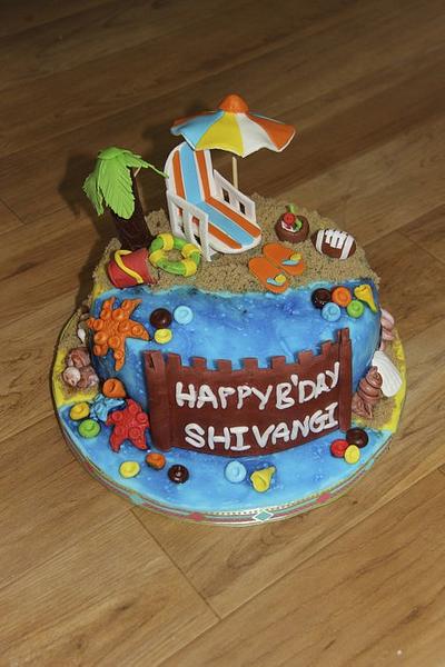 Beach Theme birthday cake - Cake by shruti