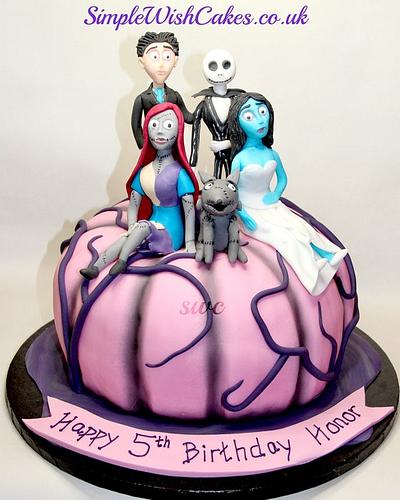 Corpse Bride and "friends" - Cake by Stef and Carla (Simple Wish Cakes)