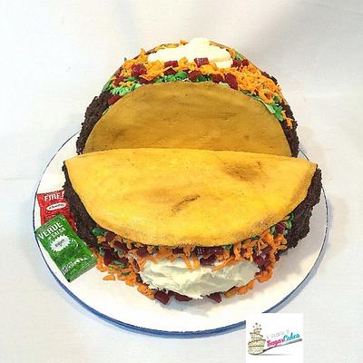 Taco cake  - Cake by Mojo3799
