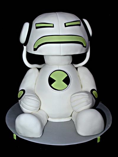 Echo Echo from Ben 10 3D 1 Foot high cake - Cake by Deb-beesdelights