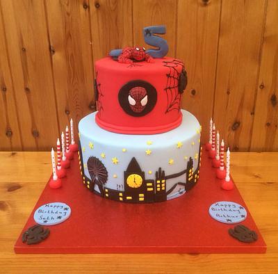 Spiderman Birthday Cake - Cake by Rebecca's Tastebuds