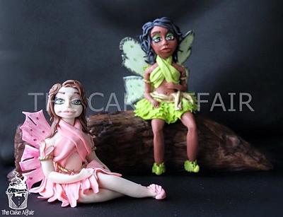 Two fairies  - Cake by Designer Cakes By Timilehin