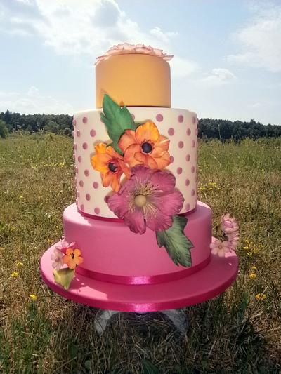 Color caress - Cake by Hana Součková