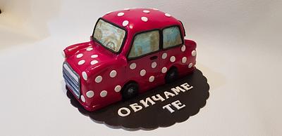 Pink Trabant - Cake by Ladybug0805