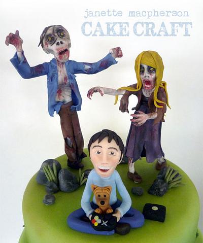 ZOMBIES!!!!!  - Cake by Janette MacPherson Cake Craft