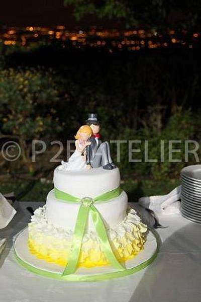 Bolo de casamento em tons de amarelo - Cake by Bolinhos da Beta