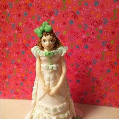 Antique Doll Topper - Cake by Patty Cake's Cakes