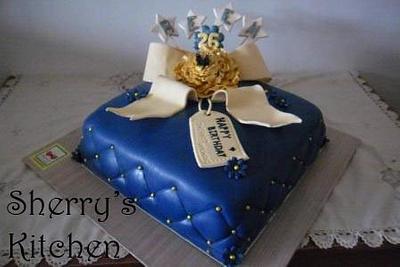 Dark Blue Cake - Cake by Elite Sweet Cakes