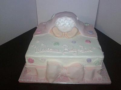 Baby ruffle rump cake - Cake by Mikooklin's Cakery