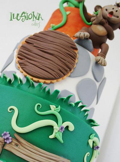 Monkey Cake - Cake by Berna García / Ilusiona Cakes