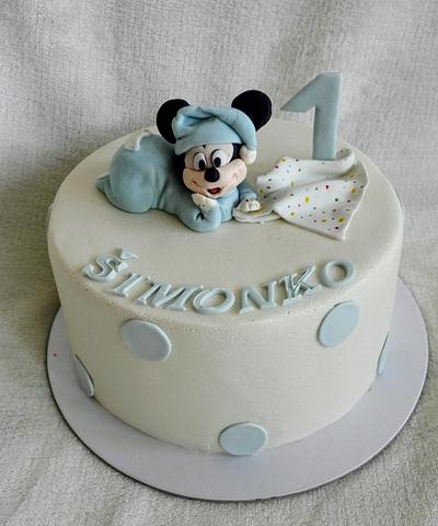 Baby Mickey - Cake by Anka