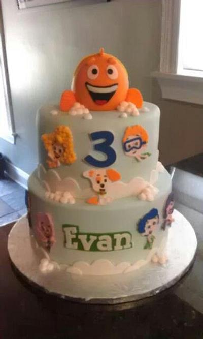 Bubble Guppies cake - Cake by Pam from My Sweeter Side