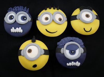 Minions and Evil Minions Cupcakes - Cake by Cathy's Cakes