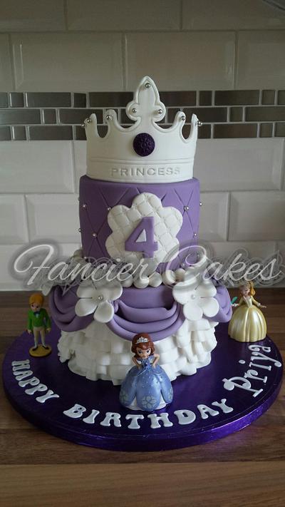 Sophia the first birthday cake - Cake by Fancier Cakes