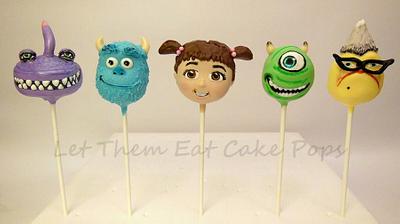 Monsters Inc. Cake Pops - Cake by Steph Wood