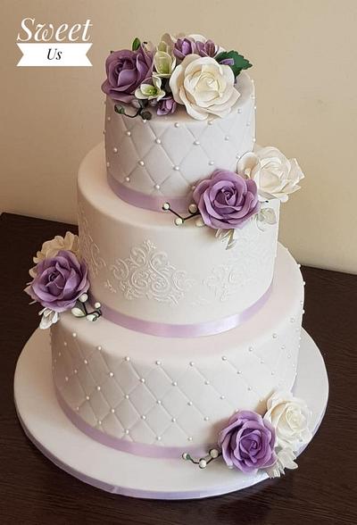 Wedding cake  - Cake by Gabriela Doroghy