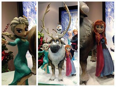 Frozen Cake 2.0 Made for The Walt Disney Company London - Cake by Sugar Spice
