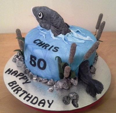 Fish cake... - Cake by Fiona Williamson